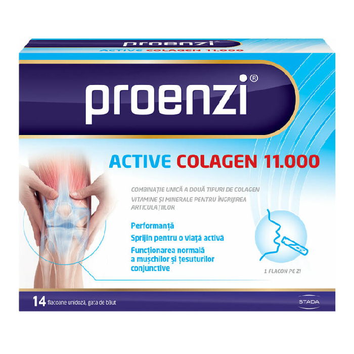 Proenzi Active Colagen 11.000, 14 flacoane unidoza, Walmark
