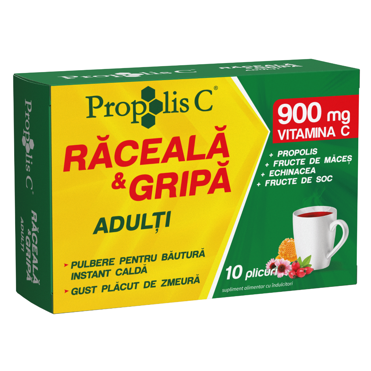 Propolis C raceala si gripa pentru adulti, 10plicuri, Fiterman