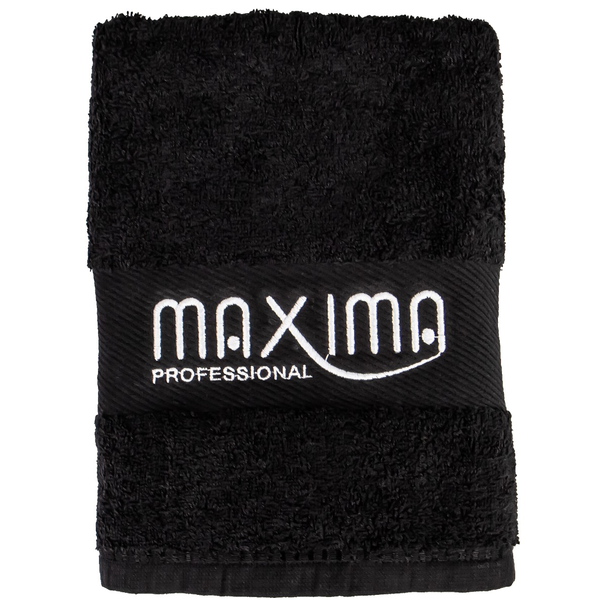 Prosop de baie, MAXIMA, bumbac 100%, negru, 600g/m2, 50x90cm