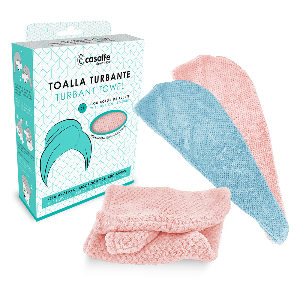 Prosop turban din microfibra, 1 bucata, Casalfe