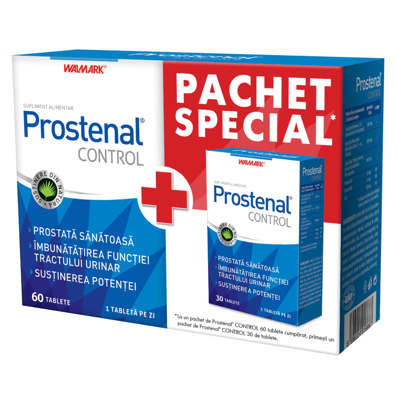 Prostenal Control, 60 + 30 tablete, Walmark