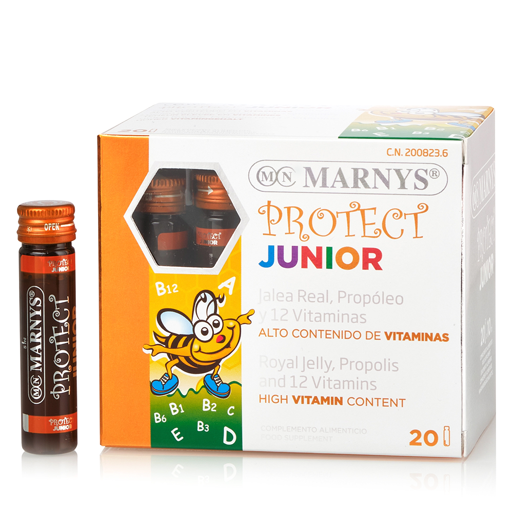 Protect Junior Complex pentru imunitatea copiilor, 20 fiole, Marnys
