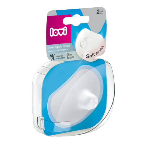 Protectoare mamelon Skin Touch, M/L, 2 bucati, Lovi