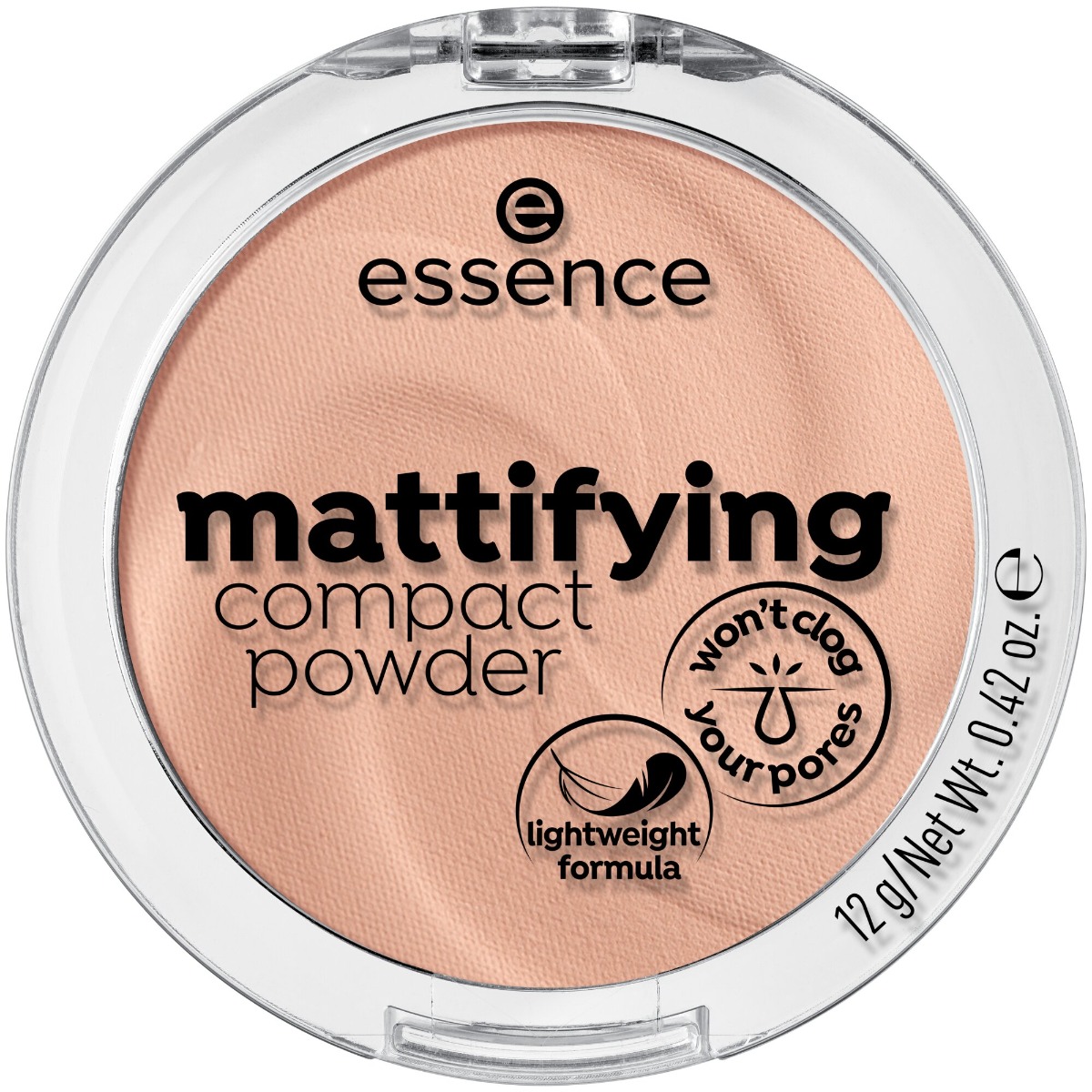 Pudra compacta matifianta 02 - Soft Beige, 12g, Essence