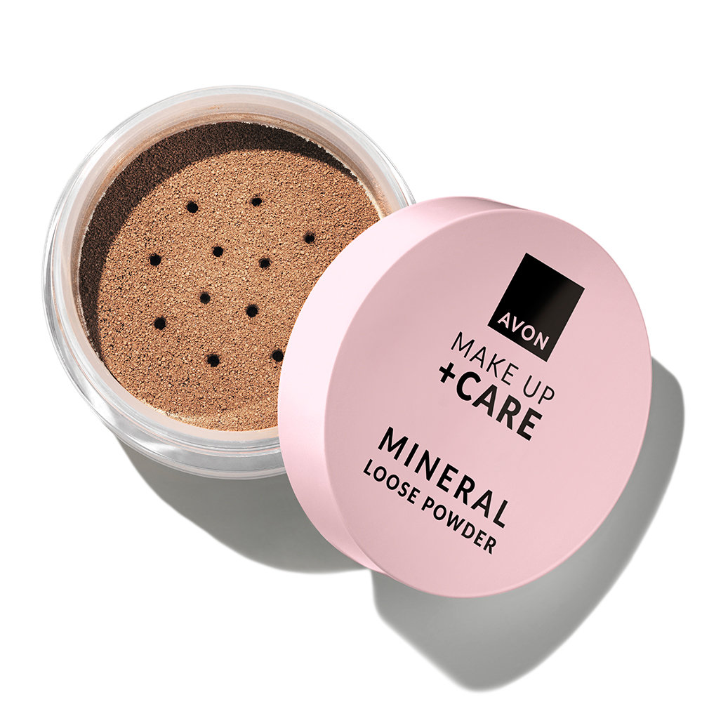 Pudra minerala Make-Up + Care Deep, 6g, Avon