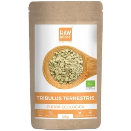 Pudra Tribulus Terrestris, Eco, 125 g, Rawboost