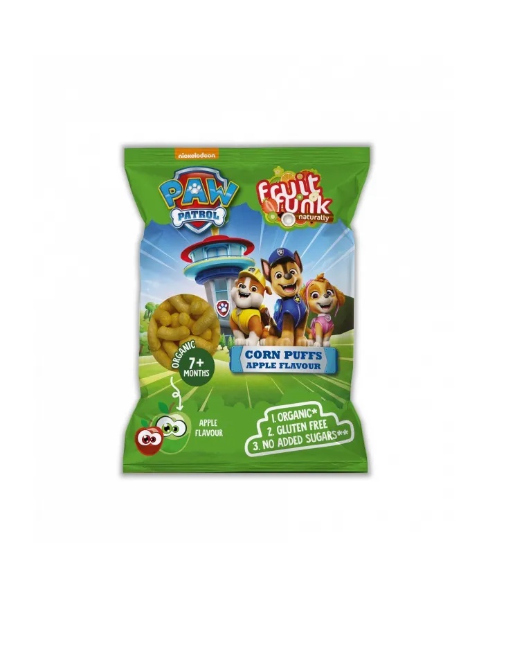 Pufuleti cu mere Paw Patrol, 50g, Fruit Funk