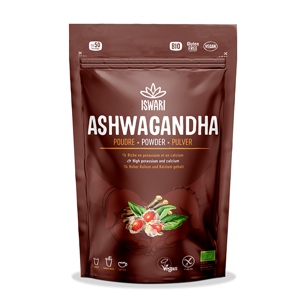 Pulbere bio de ashwagandha, 150g, Iswari