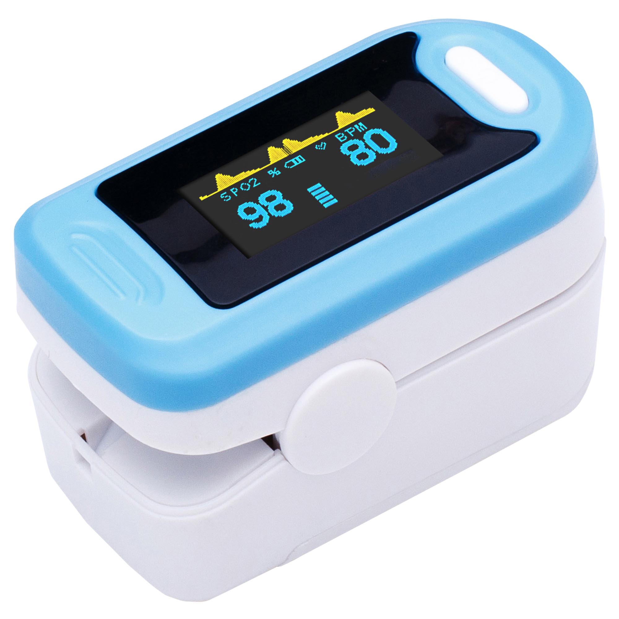 Pulsoximetru de deget YK-83C PRIMA pentru adulti, medical, ecran OLED, masurare SpO2 si puls