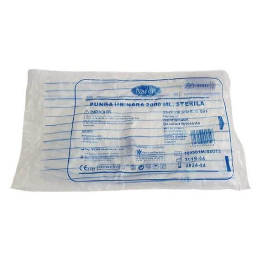 Punga urinara cu evacuare, 2000ml, 1 bucata, Narcis