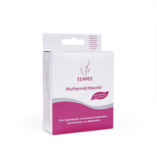 Pungi pentru depozitarea laptelui matern Elanee, 180ml x 20 bucati, Grunspecht