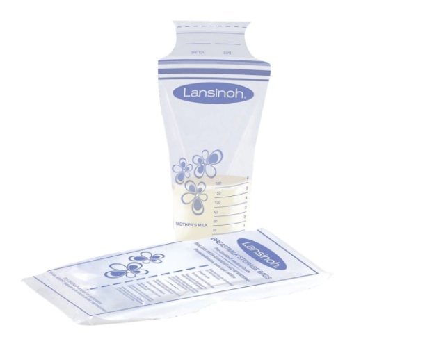 Pungi stocare lapte matern, 50 bucati, Lansinoh