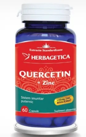 Quercetin + Zinc, 60 capsule, Herbagetica
