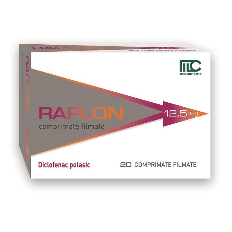 Raplon, 12,5 mg, Medochemie | 20 comprimate filmate