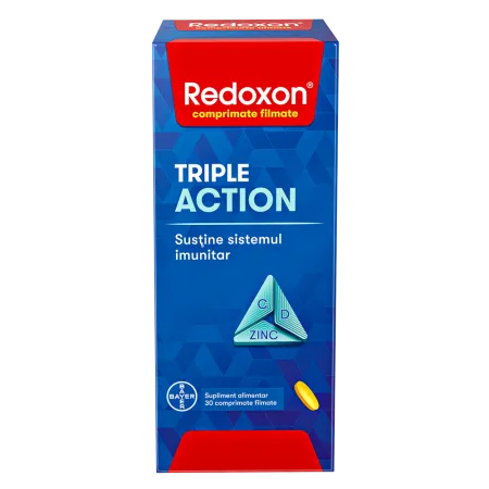 Redoxon Triple Action, Bayer | 30 comprimate filmate