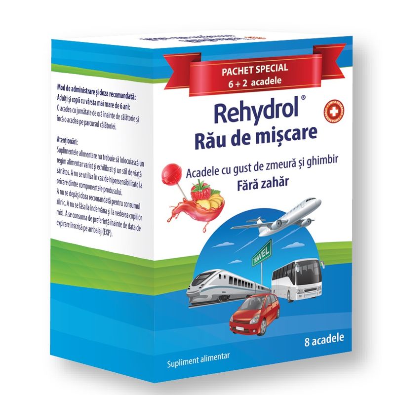 Rehydrol Rau de Miscare acadele, MBA Pharma | 6+2 acadele