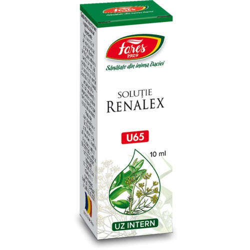 Renalex solutie, U65, 10ml, Fares