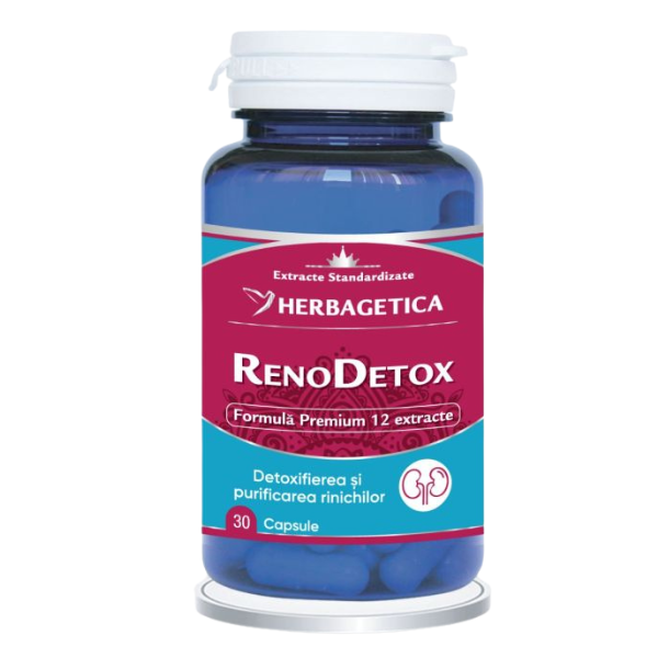 RenoDetox, Herbagetica | 30 capsule