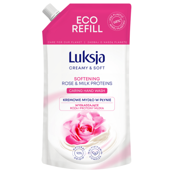 Rezerva sapun lichid CREAMY & SOFT Softening, Luksja | 400 ml