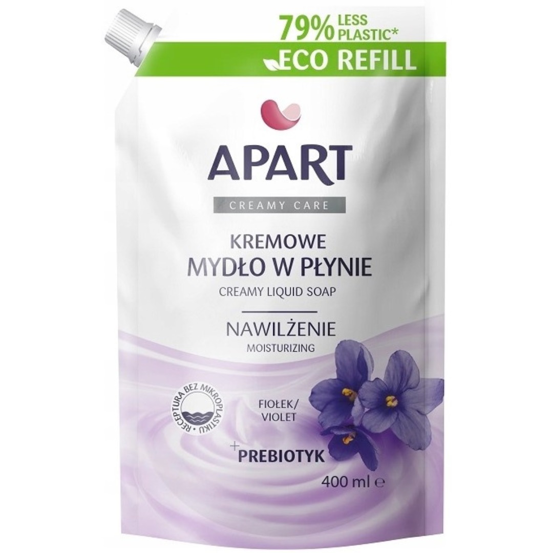 Rezerva sapun lichid cremos Passion Flower&Violet, 400ml, Apart