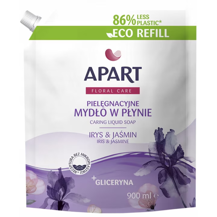 Rezerva sapun lichid Iris&Iasomie Floral Care, 900ml, Apart