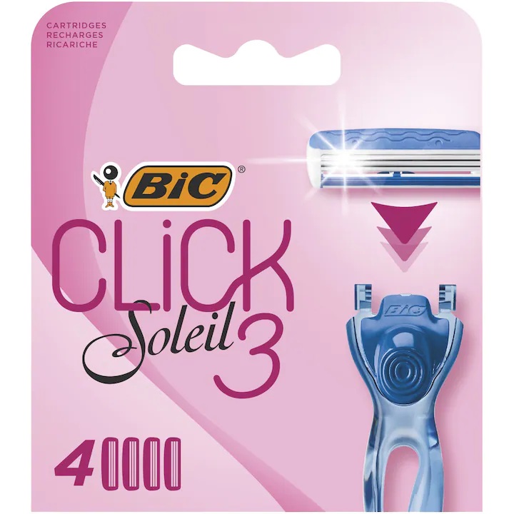 Rezerve aparat de ras Soleil Click, 4 bucati, BIC