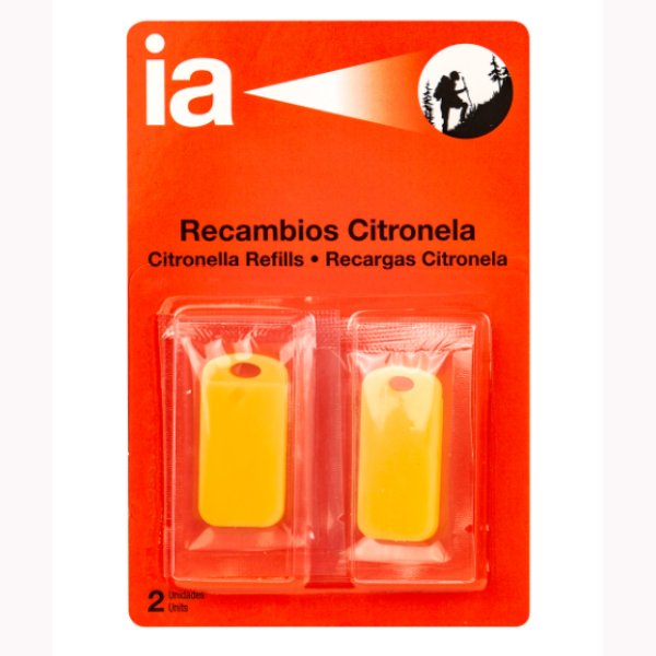 Rezerve bratara antitantari din neopren cu Citronella, Interapothek | 2 buc