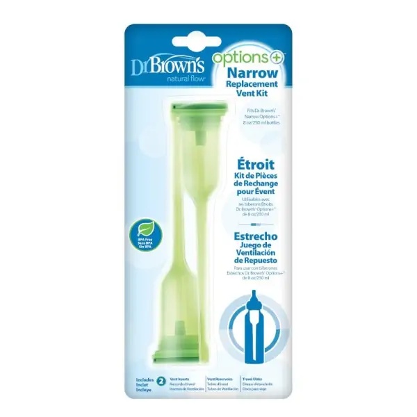 Rezerve pentru Sistem Ventilatie Biberon cu Gat Ingust, 270ml, 2buc, 203,Dr Browns