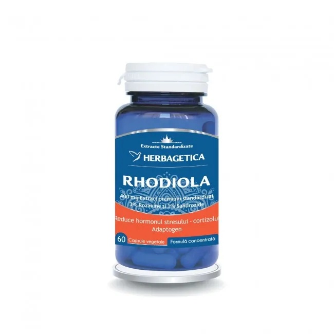 Rhodiola, 60 capsule, Herbagetica