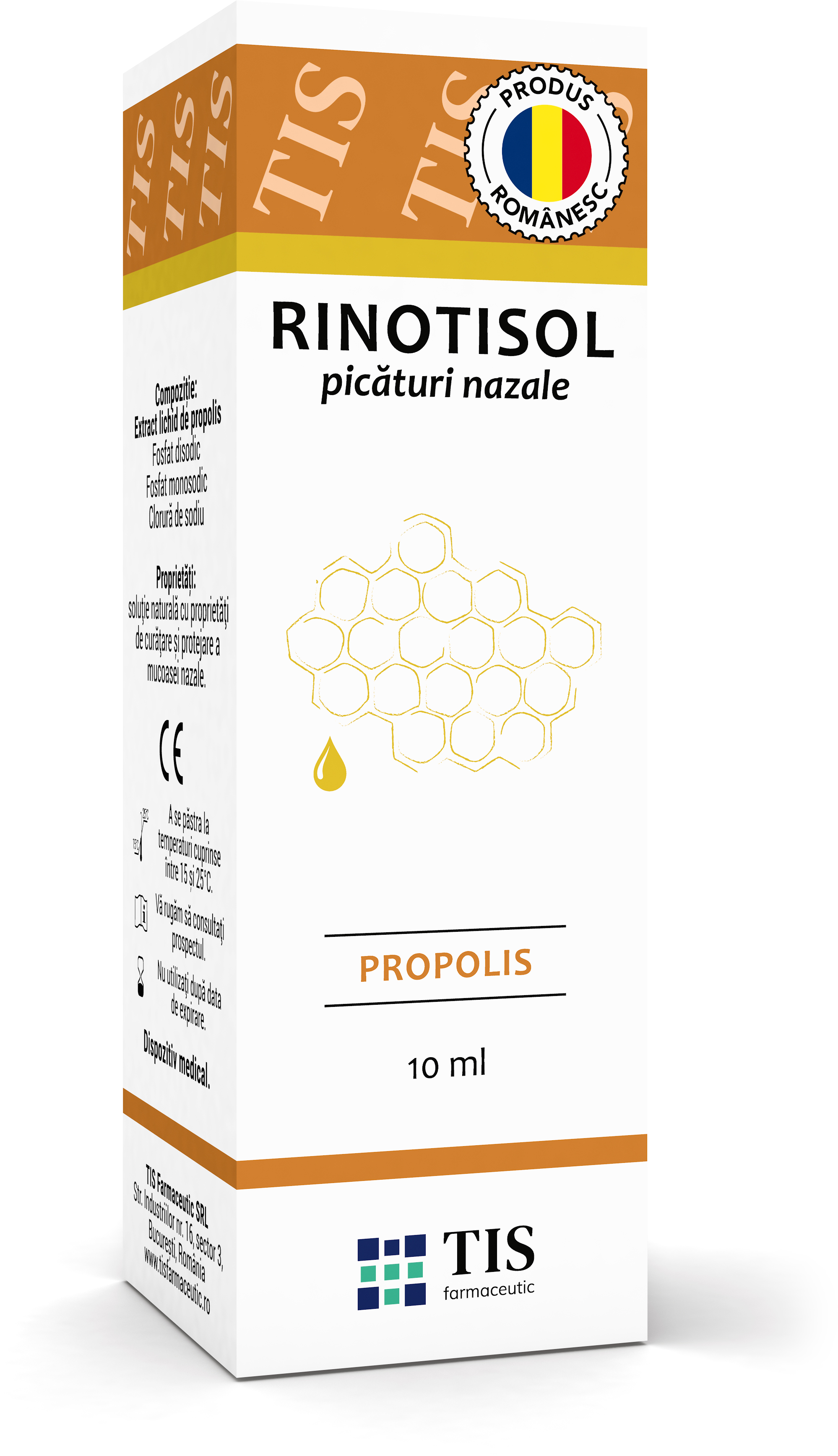 Rinotisol picaturi nazale, 10 ml, Tis Farmaceutic