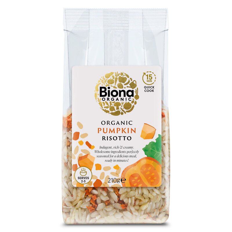 Risotto cu dovleac bio 210g Biona