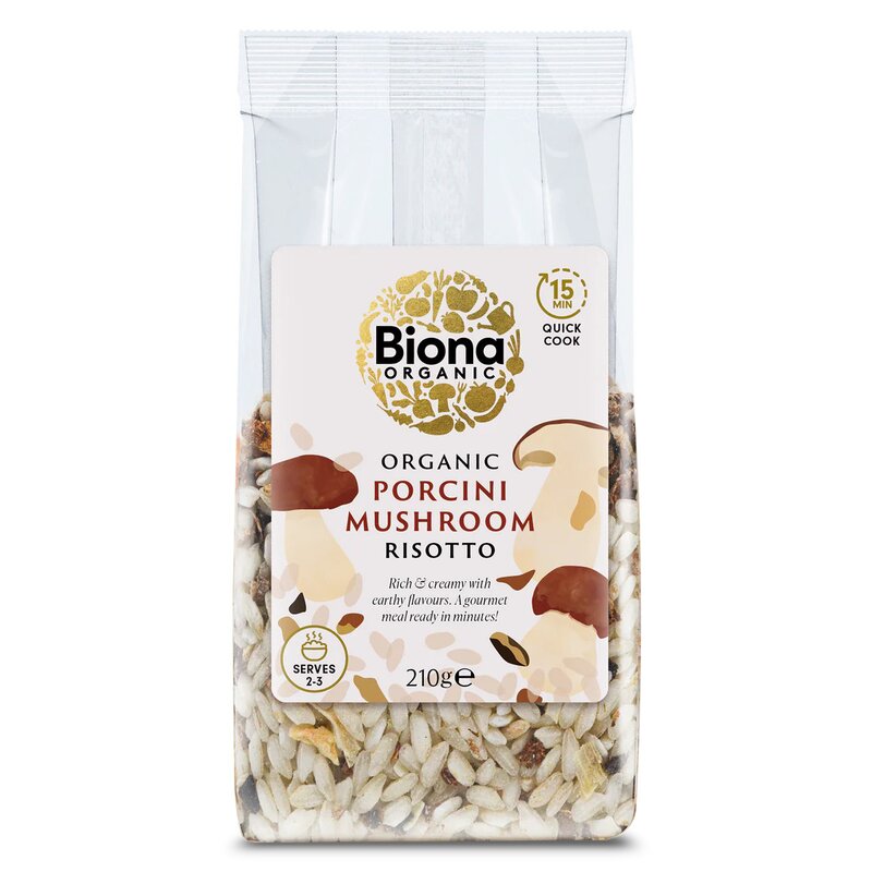 Risotto cu hribi bio 210g Biona