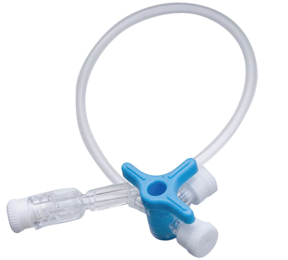 Robineti perfuzie cu 3 cai, extensie 100cm, sterili, PRIMA, 30buc