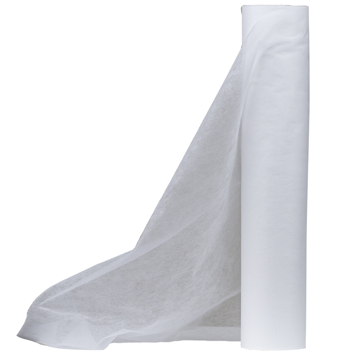 Rola cearceaf hartie din TNT, material netesut 100% polipropilena, 50cm x 70m, alb, pentru pat medical sau de cosmetica