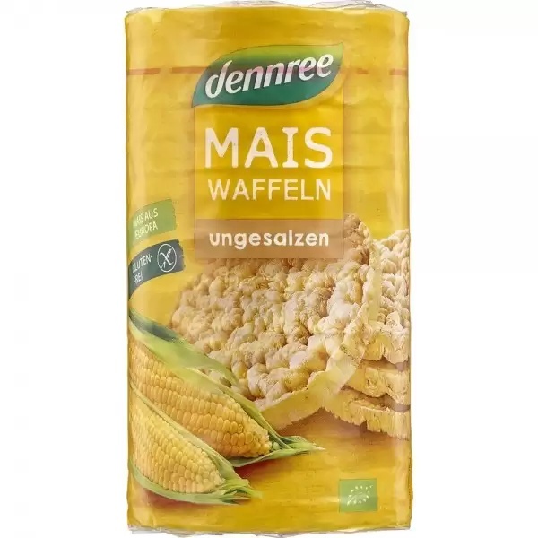 Rondele din porumb, 120g, Dennree