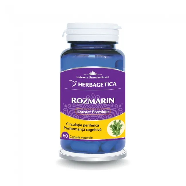 Rozmarin, 60 capsule, Herbagetica
