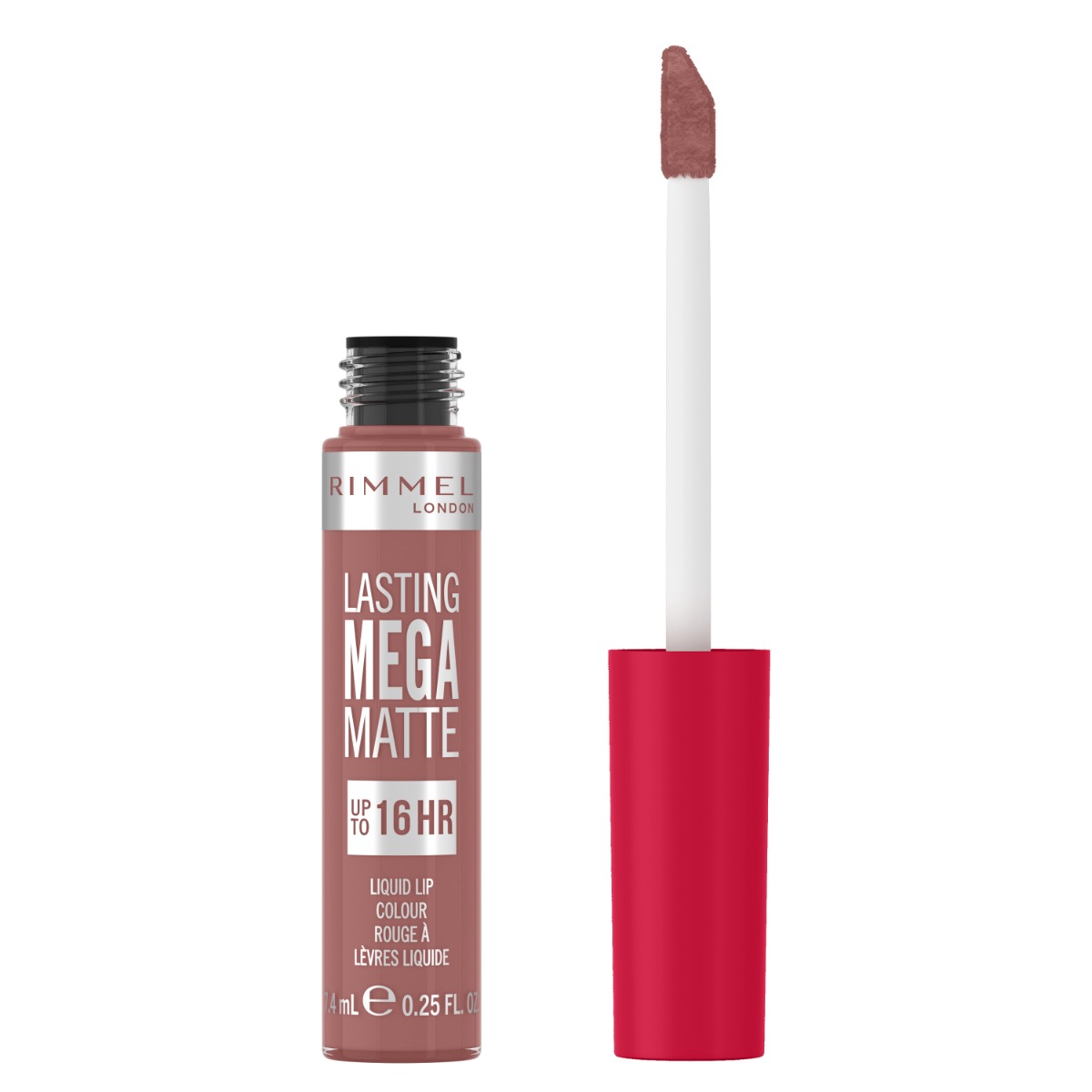 Ruj lichid Lasting Mega Matte 709 Strapless, 7.4ml, Rimmel London 
