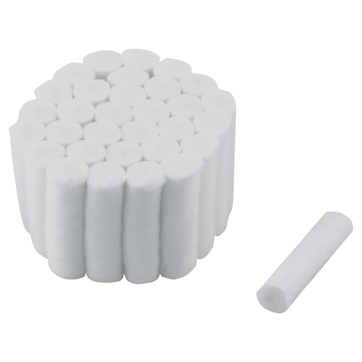 Rulouri stomatologice bumbac, PRIMA, absorbante, autoclavabile, Nr. 1, 37x8mm, 500 bucati