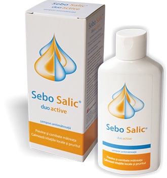 Sampon antimatreata Sebo Salic Duo Active, 125ml, Slavia Pharm