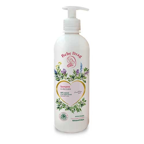 Sampon Bebe Drag Cu Aloe si Salvie Viva Natura 500ml