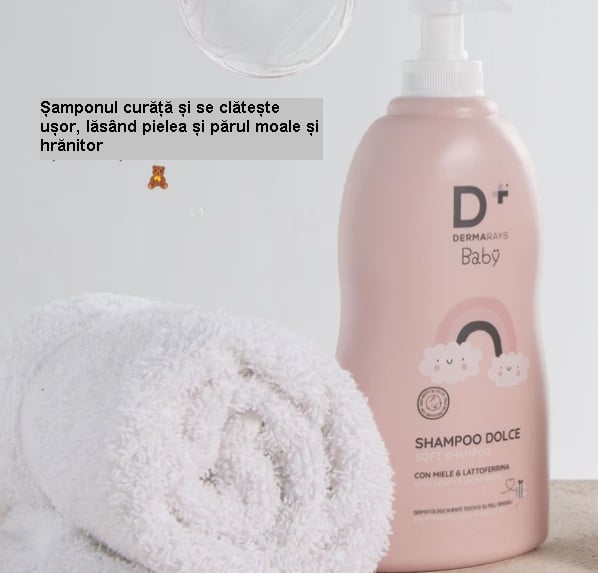 Sampon Bebelusi cu Lactoferina si Miere, 500ML - poza 2