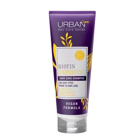 Sampon cu biotina si keratina, 250ml, Urban Care