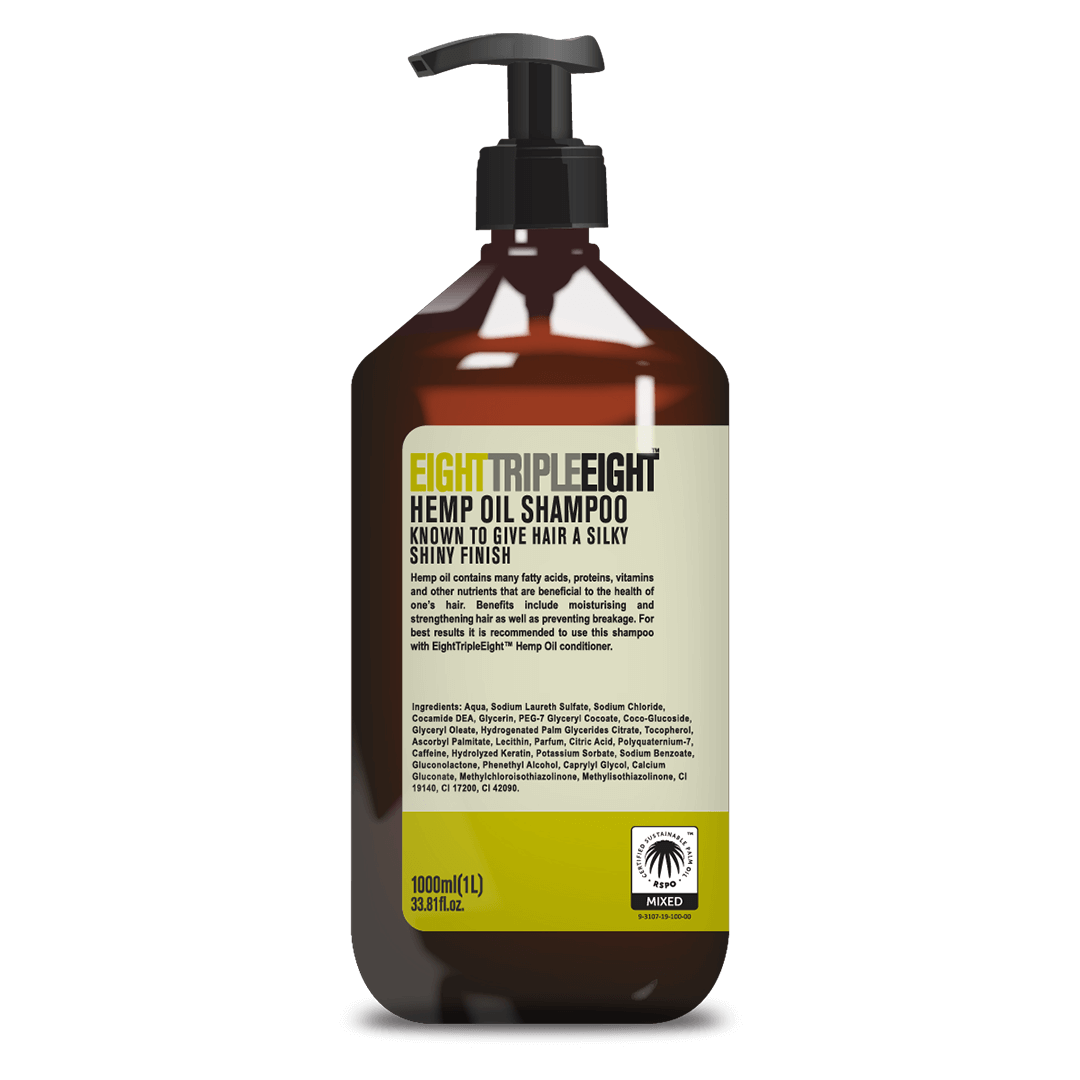 Sampon cu canepa, 1l, Eight Triple Eight