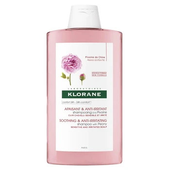 Sampon cu extract de bujor pentru scalp iritat, 200ml, Klorane