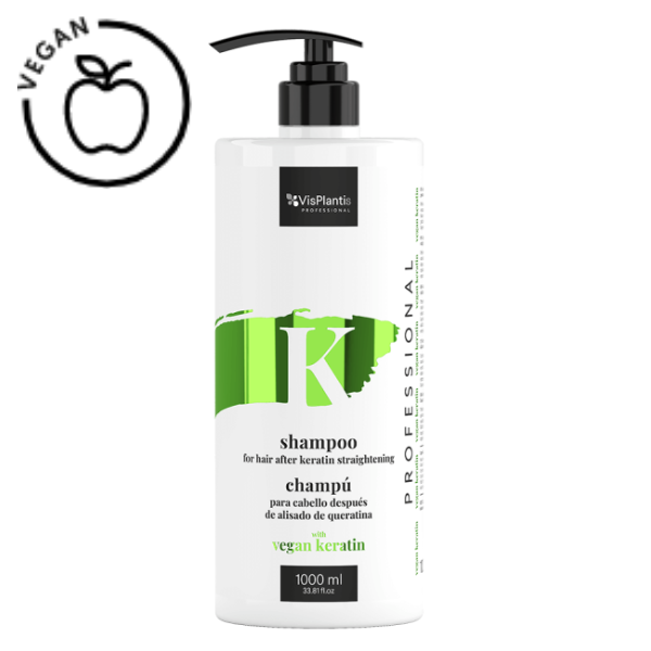 Sampon cu keratin vegetala Vis Plantis Professional, Green Pharmacy | 1000 ml