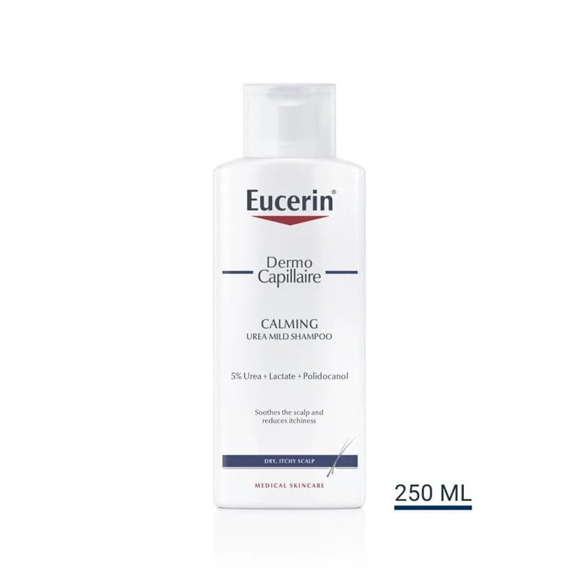 Șampon delicat și calmant cu 5% uree DermoCapillaire, 250 ml, Eucerin