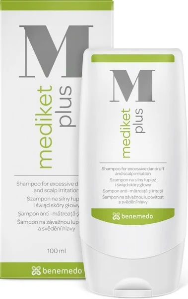 Sampon dermatologic anti-matreata si iritatii - Mediket Plus, 100 ml, Benemedo
