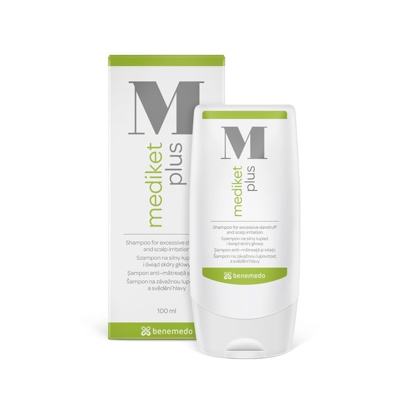 Sampon dermatologic antimatreata si iritatii Mediket Plus, 100 ml, Benemedo