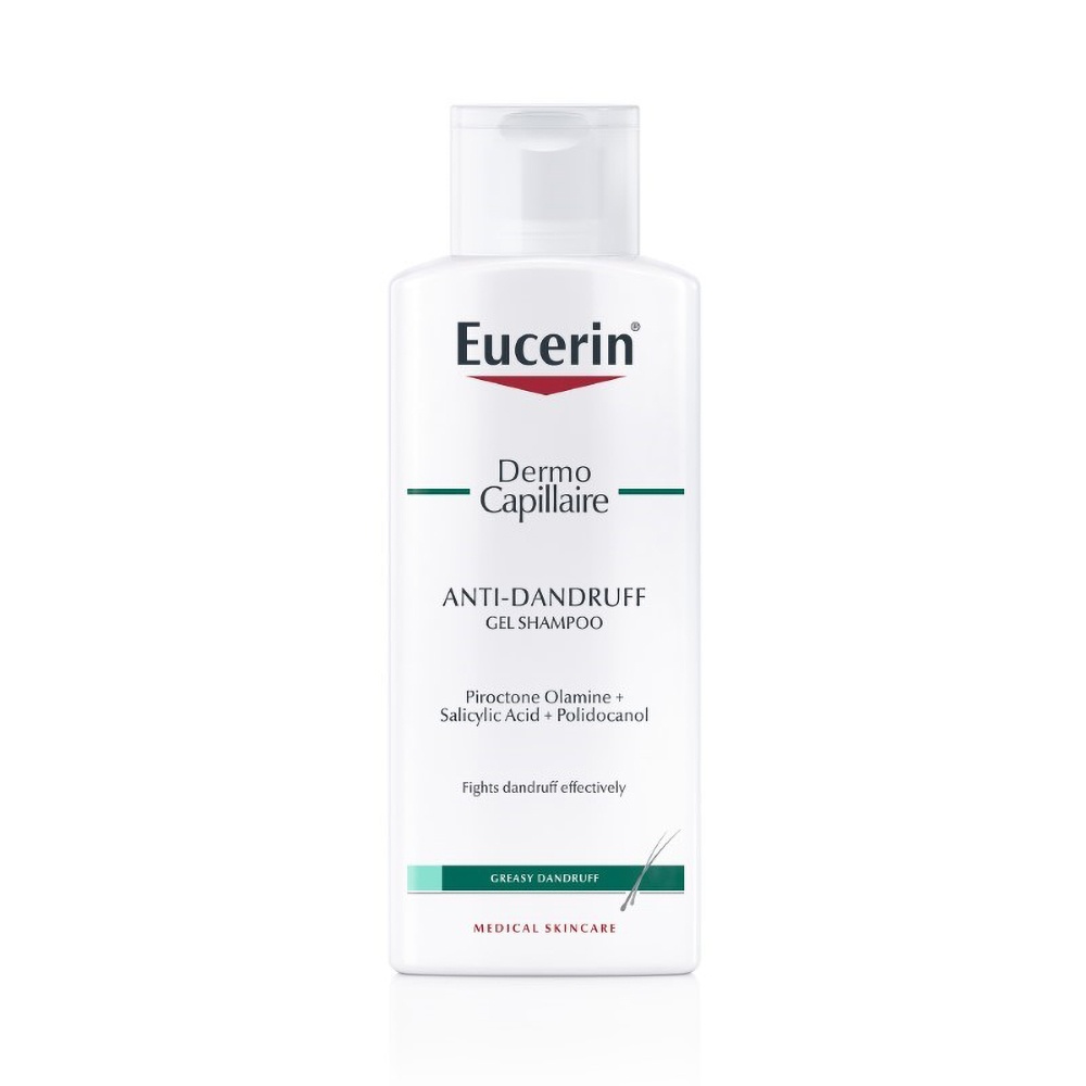 Șampon Gel DermoCapillaire împotriva mătreții, 250 ml, Eucerin