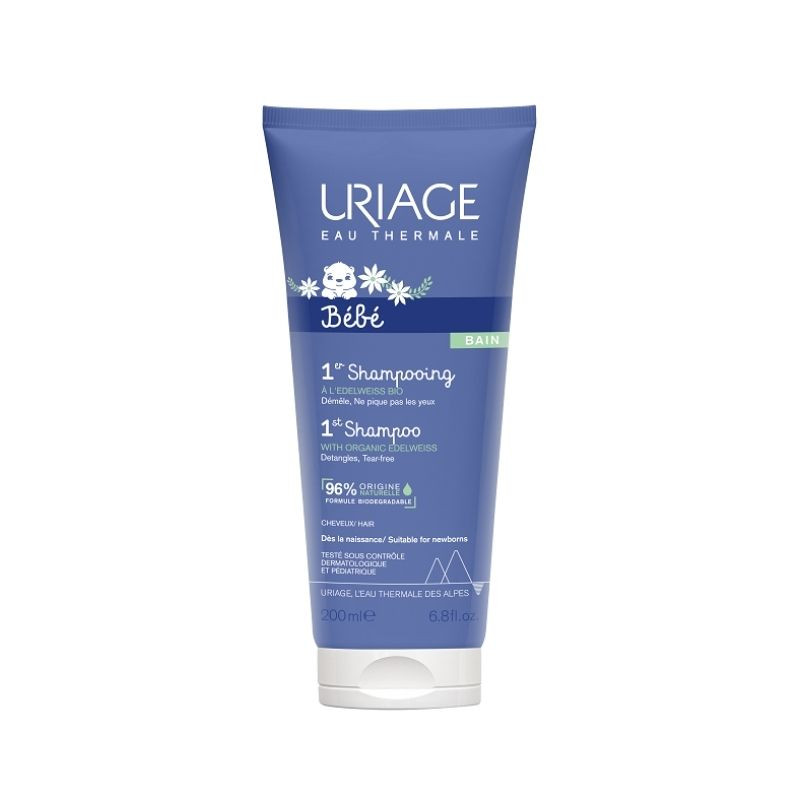 Sampon pentru copii 1er Bebe, 200 ml, Uriage